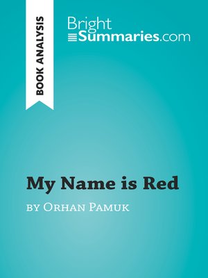 cover image of My Name is Red by Orhan Pamuk (Book Analysis)